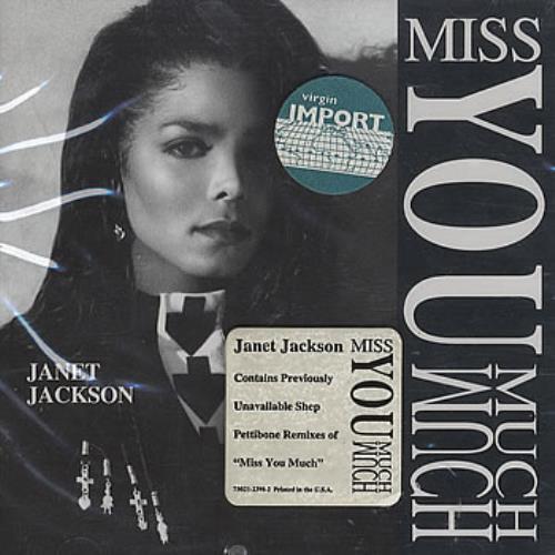 Janet Jackson Miss You Much US CD single (CD5 / 5